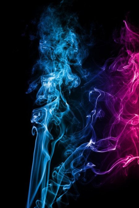 Разноцветный дым