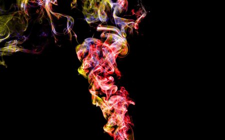 Разноцветный дым