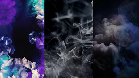 Разноцветный дым