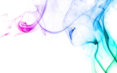 Цветная абстракция на белом фоне