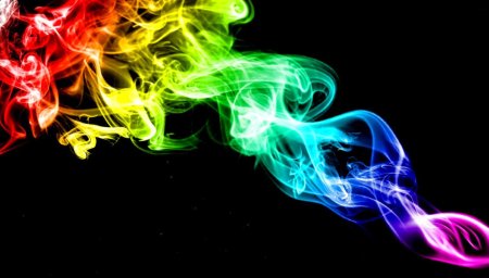 Разноцветный дым