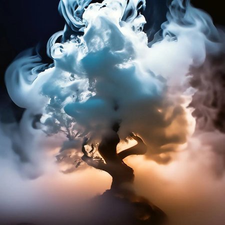 Дым красивый