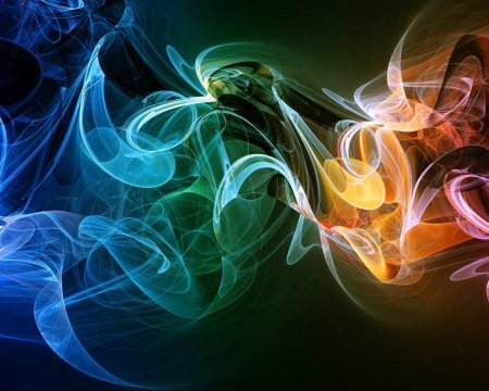 Абстракция дым