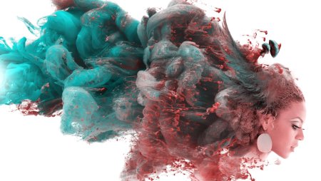 Разноцветный дым