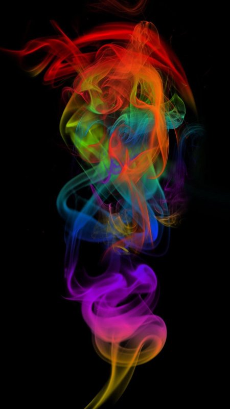 Абстракция дым разноцветный