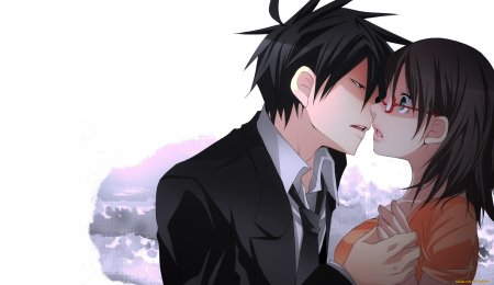 Парень с девушкой аниме