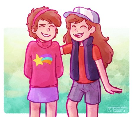 Гравити фолз диппер и мейбл