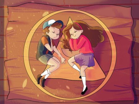 Гравити фолз диппер и мейбл