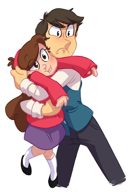 Гравити фолз диппер и мейбл