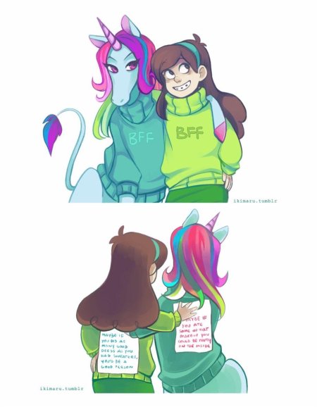 Гравити фолз единорог мэйбл