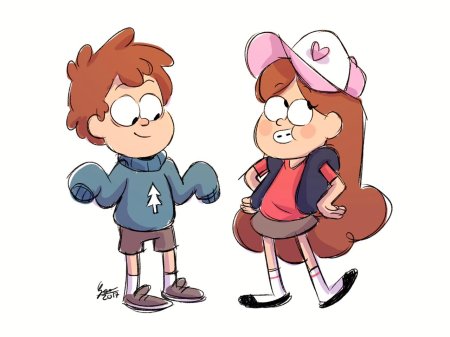 Гравити фолз диппер и мейбл