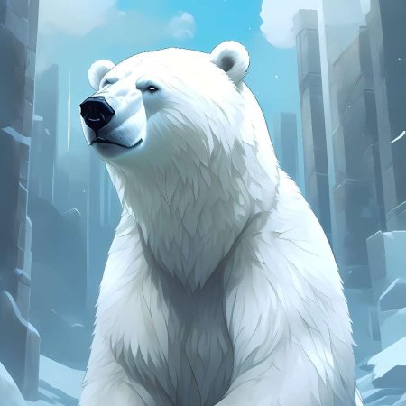 Белая медведь