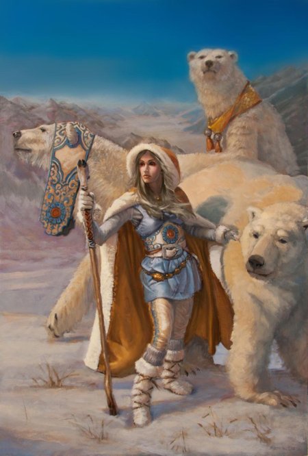 Белый медведь король валемон