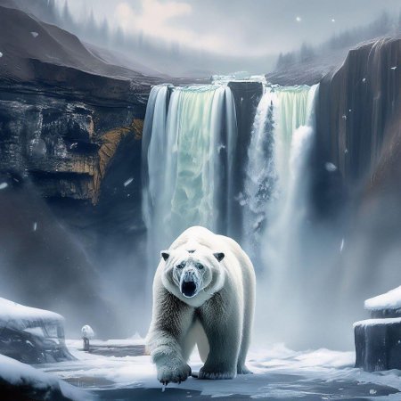 Белая медведь