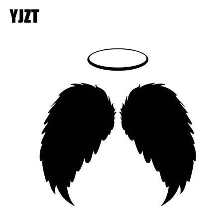 Трафарет крыльев ангела