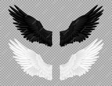 Крылья белые