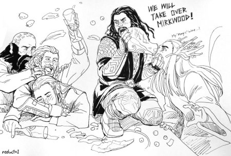 Торин дубощит и леголас