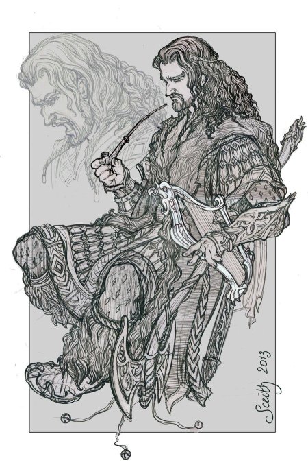 Sceith иллюстрации по властелину колец