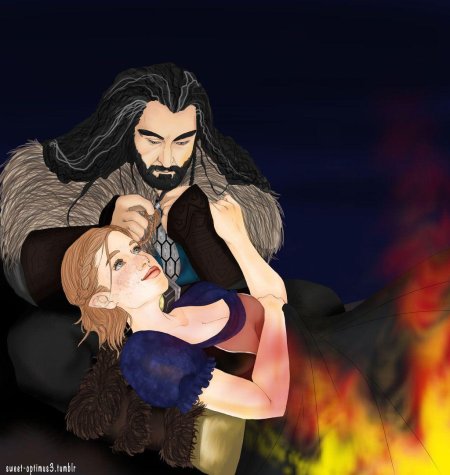 Торин дубощит и девушка