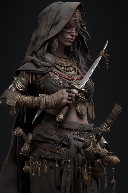 Воительница фэнтези