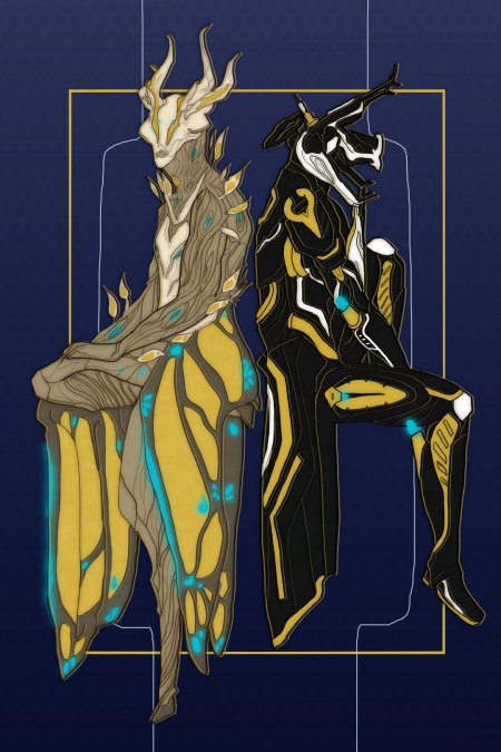 Оберон варфрейм арт