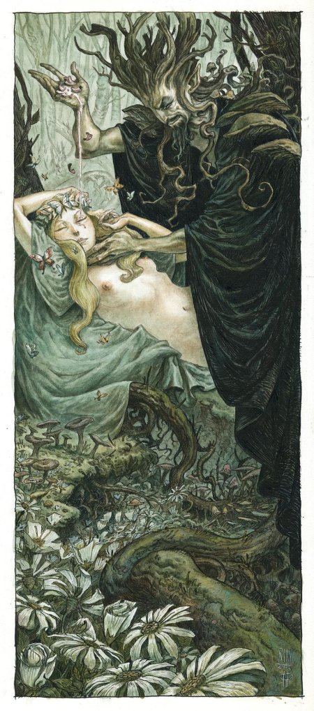 Артур рэкхем \ оберон и титания\