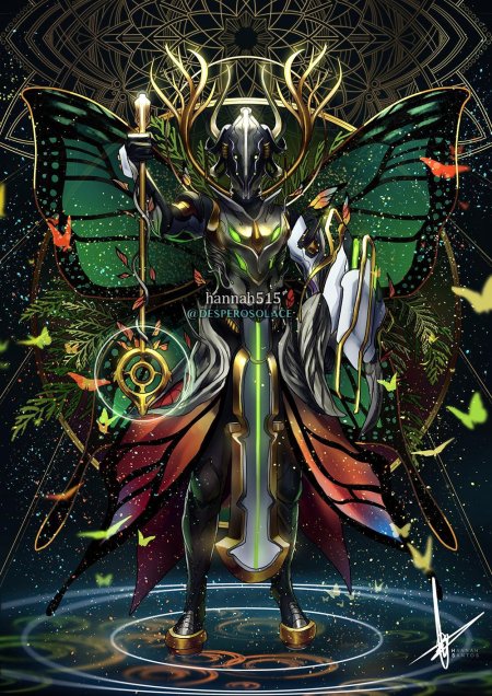 Оберон варфрейм арт