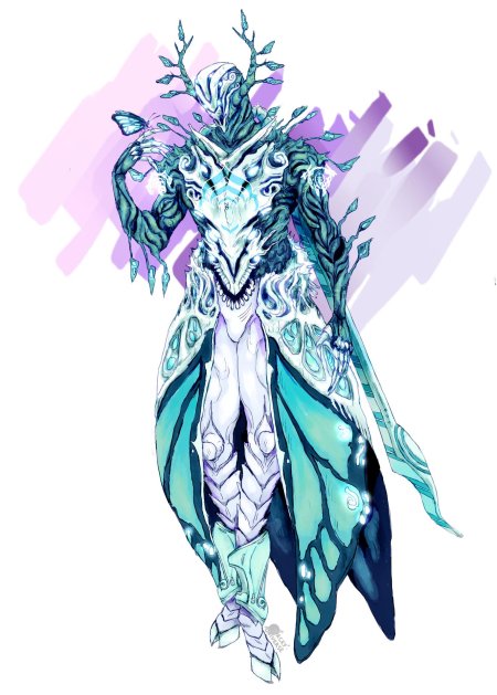 Оберон варфрейм арт