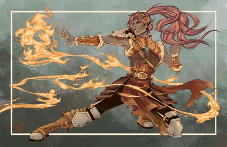 Огненный дженази арт