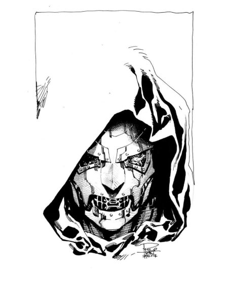 Доктор дум marvel тату