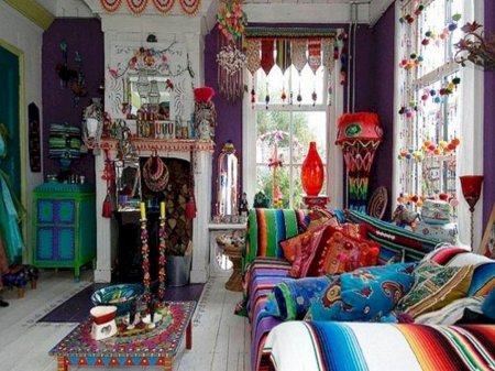 Стиль бохо шик в интерьере