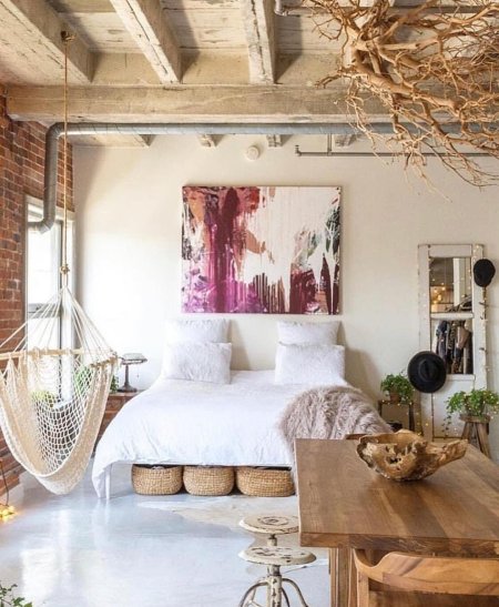 Богемный стиль в интерьере