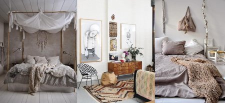 Сканди бохо интерьер