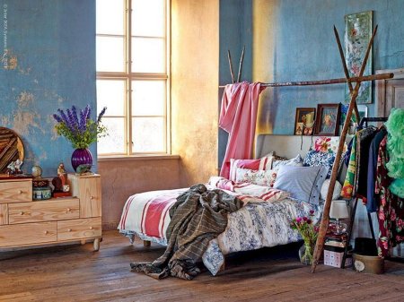 Стиль бохо в спальне