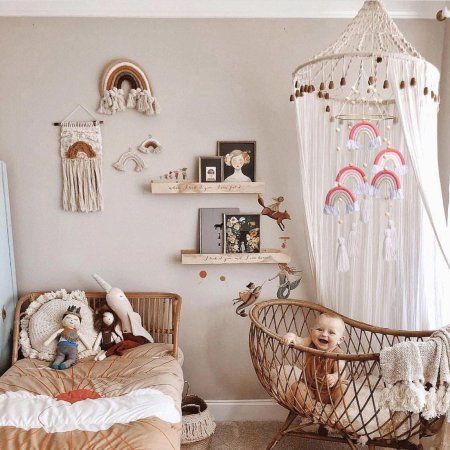 Детская в стиле бохо сканди