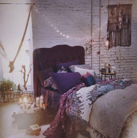 Спальня бохо