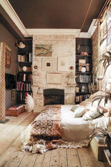 Спальная комната в стиле бохо