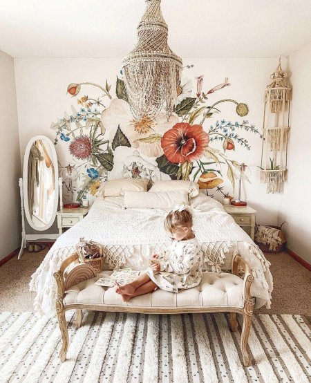 Детская спальня в стиле бохо