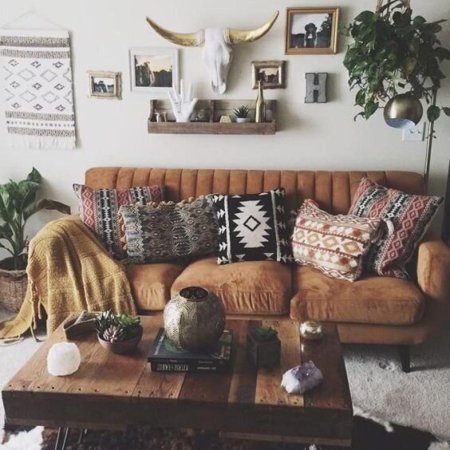 Интерьер бохо