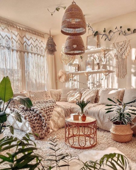 Интерьер в стиле бохо