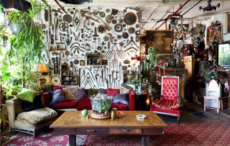 Стиль бохо в интерьере кафе