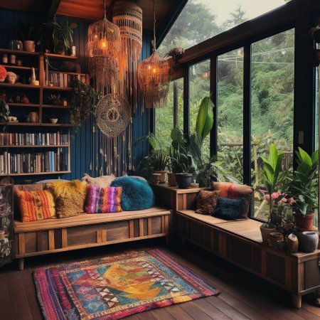 Интерьер в стиле бохо