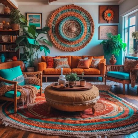 Интерьер в стиле бохо