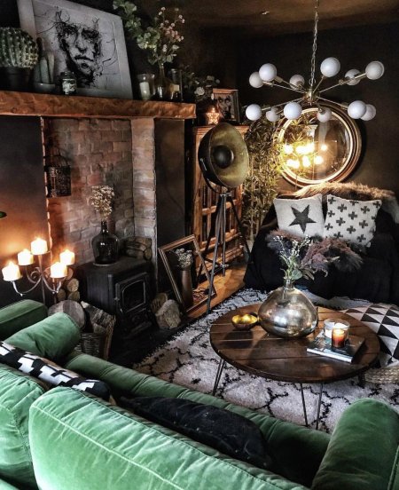 Гостиная в стиле бохо