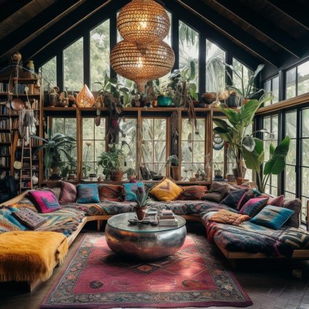 Интерьер в стиле бохо
