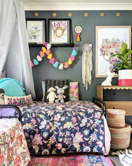 Стиль бохо в детской комнате