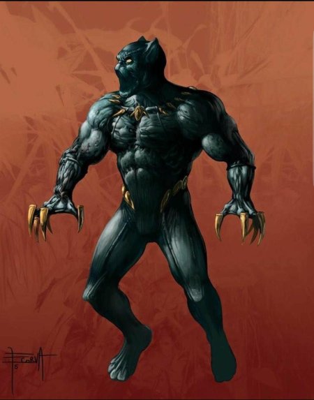 Черная пантера из марвел