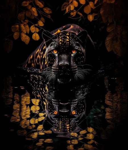 Картина пантера