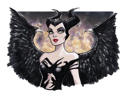 Малефисента ворон