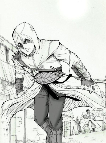 Ассасин крид рисунок